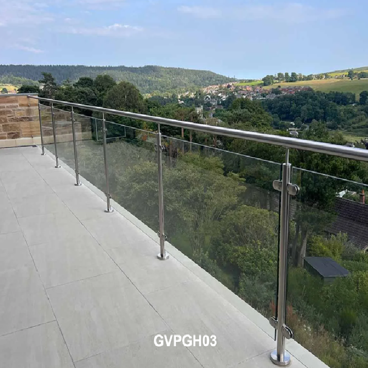 Airedale Plus Stainless Posts and Glass System Variation Thumbnail